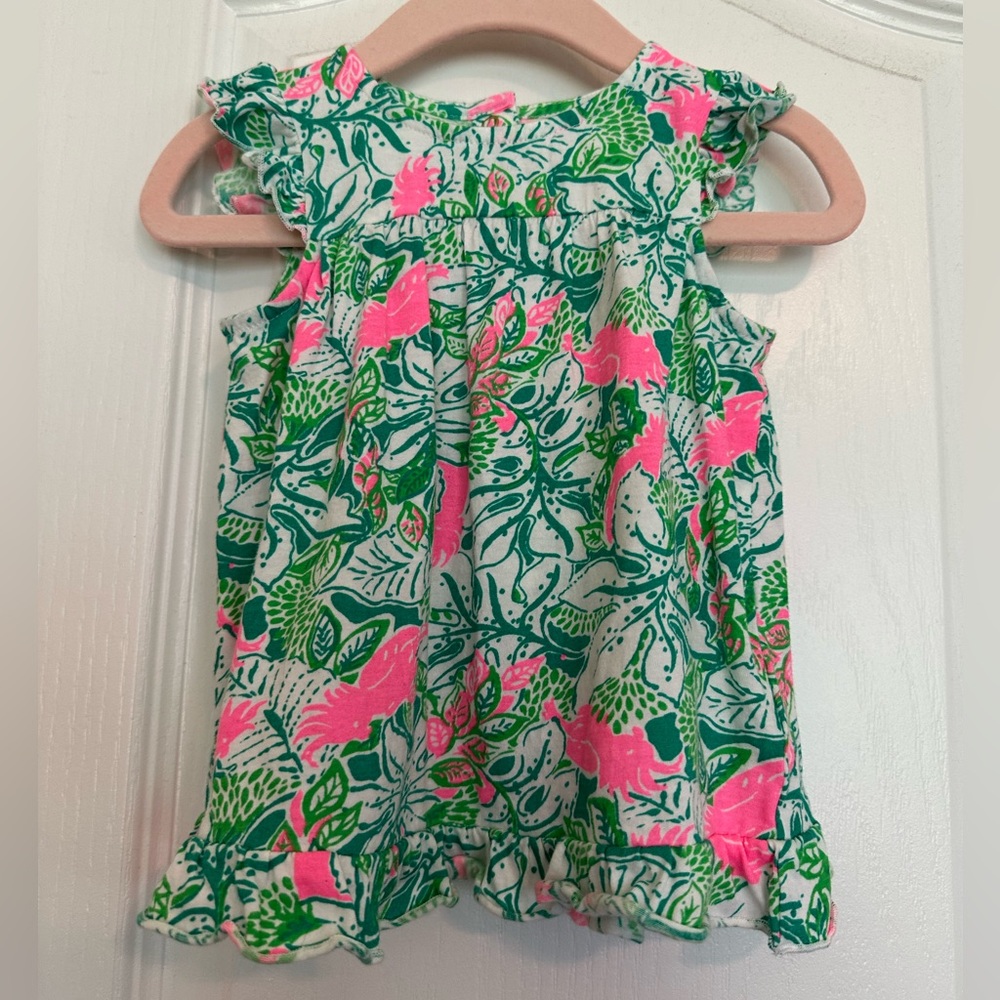 Lilly Pulitzer Cecily Infant Dress and bloomers set 6-12months